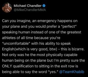 MMA Champion Khabib Nurmagomedov Removed from Frontier Airlines Flight